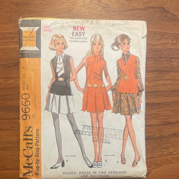6 XS/S Vintage Sewing Patterns 1960s/70s Lot - Picture 6 of 13